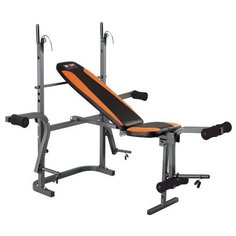 Комплект Body Sculpture скамья и стойка BW-2810 H черный / оранжевый