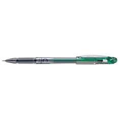 Pentel ручка гелевая Slicci 0.7 мм, зеленый цвет чернил