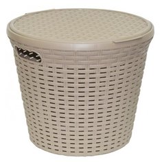 Violet Корзина для белья Ротанг 30х35х35 см латте