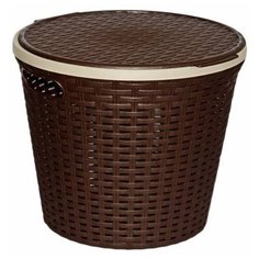 Violet Корзина для белья Ротанг 30х35х35 см коричневый