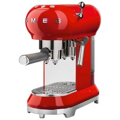 Кофеварка рожковая smeg ECF01 красный