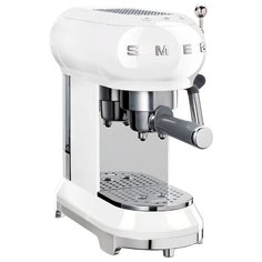 Кофеварка рожковая smeg ECF01 белый