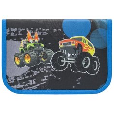TIGER FAMILY Пенал Nature Quest Collection Drifting (18008/B/TG) черный/синий
