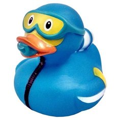 Игрушка для ванной FUNNY DUCKS Дайвер уточка (1863) синий/желтый