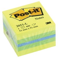 Post-it Блок-кубик 51х51 мм, 400 штук (2051-L) лимон