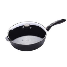 Сотейник Swiss Diamond Classic 6726c 26 см, с крышкой, черный