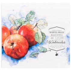 Альбом для акварели Малевичъ White Swan Fin 24 х 23 см, 200 г/м², 20 л.