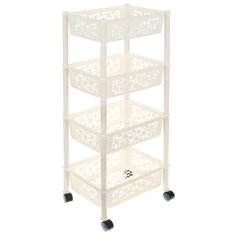Этажерка BranQ BQ2829, ШxГxВ: 37х29х94 см, слоновая кость