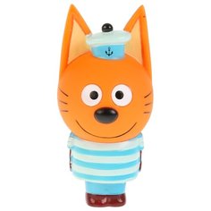 Игрушка для ванной Играем вместе Три Кота Коржик (ST-FT1808) оранжевый/белый/голубой