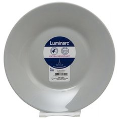 Luminarc Тарелка десертная Alizee Granit 22 см серый