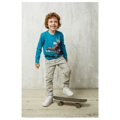 Лонгслив Juno размер 128, аквамарин