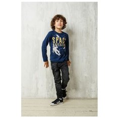 Лонгслив Juno размер 122, темно-синий