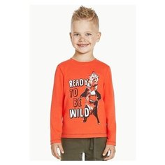 Лонгслив Juno размер 128, оранжевый