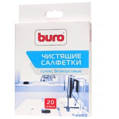 Buro BU-Udry сухие салфетки 20 шт. для оргтехники, для оптики