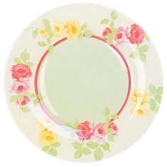 Luminarc Тарелка обеденная Romantic Garden 25 см зеленый/белый/розовый