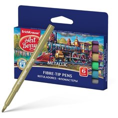 ArtBerry Набор фломастеров Metallic Easy Washable, 6 шт. (39078)