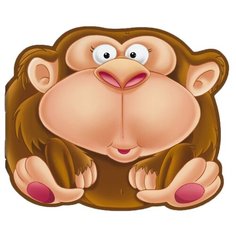 Феникс+ Раскраска с наклейками. Обезьяна