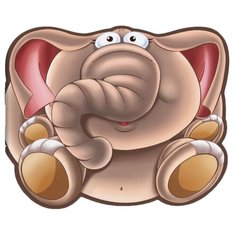 Феникс+ Раскраска с наклейками. Слон