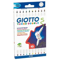 GIOTTO Набор фломастеров Turbo Dobble, 10 шт. (424600)