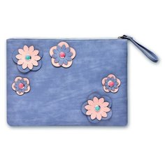 Феникс+ Папка для документов Голубые цветы 34,5х24 см (46098) голубые цветы