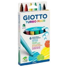 GIOTTO Набор фломастеров Turbo Maxi, 6 шт. (453000)