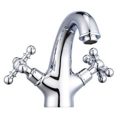 Смеситель для раковины (умывальника) Gappo G1089 двухрычажный хром