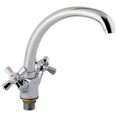 Смеситель для кухни (мойки) AquaKratos АК7920 двухрычажный хром