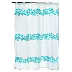 Штора для ванной Vetta 461-444 180х180 уголок голубая