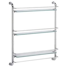 Этажерка настенная WasserKRAFT K-2033 хром