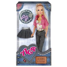 Кукла Toys Lab Ася Джинсовый стиль Блондинка, 28 см, 35061