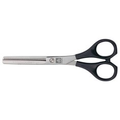 Филировочные ножницы DEWAL Easy Step 28 2119/6 6", серебристый/черный