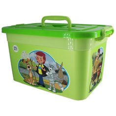 Контейнер ПОЛИМЕРБЫТ Союзмультфильм 10 л (81045) зеленый
