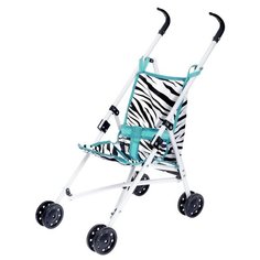 Прогулочная коляска S+S Toys Like in life 200100751 мятный/зебра
