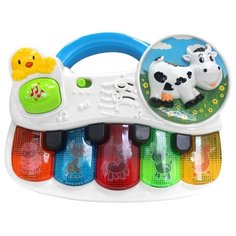 Интерактивная развивающая игрушка MY ANGEL Кукутики. Пианино "Весёлая ферма"