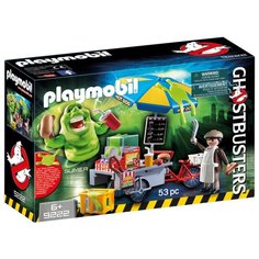Набор с элементами конструктора Playmobil Ghostbusters 9222 Лизун и тележка с хотдогами