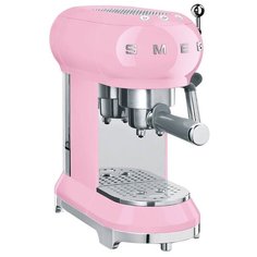 Кофеварка рожковая smeg ECF01 розовый