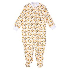 Комбинезон Веста размер 80, белый/желтый