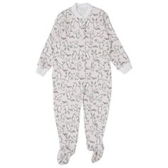 Комбинезон Веста размер 68, серый/белый