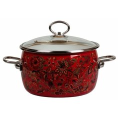 Кастрюля Vitross Imperio 20 см 4 л, красный