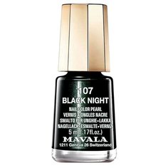 Лак Mavala Nail Color Pearl, 5 мл, оттенок 107 Black Night