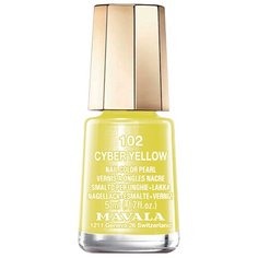 Лак Mavala Nail Color Pearl, 5 мл, оттенок 102 Cyber Yellow