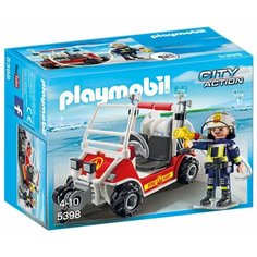 Набор с элементами конструктора Playmobil City Action 5398 Пожарный квадроцикл