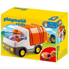 Набор с элементами конструктора Playmobil 1-2-3 6774 Мусоровоз