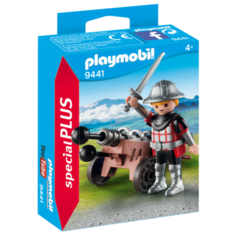 Набор с элементами конструктора Playmobil Special Plus 9441 Рыцарь с пушкой