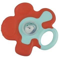 Прорезыватель-погремушка Pigeon Munch teether 6+ мес. 13242 красный / голубой