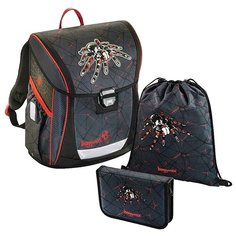 Step By Step Ранец BaggyMax Fabby Dark Spider 3 предмета (1033198), серый