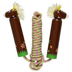 Скакалка Spiegelburg Pferdefreunde Springseil коричневый/зеленый