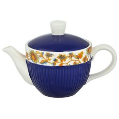 Millimi Заварочный чайник Ноктюрн 824-126 830 мл синий/белый