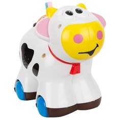 Интерактивная развивающая игрушка S+S Toys Веселые зверята корова