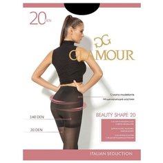 Колготки Glamour Beauty Shape 20 den, размер 4-L, nero